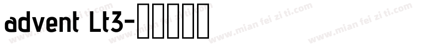 advent Lt3字体转换